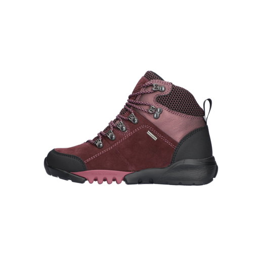 Waldläufer Wanderschuhe H-Amiata Rubber Order Rea Sportnet (Leder/Textil) berrypink Damen