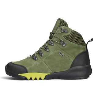 Waldläufer Wanderschuhe H-Amiata Rubber Bear Sportnet (Nubukleder/Textil, wasserdicht) grün Damen