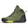 Waldläufer Wanderschuhe H-Amiata Rubber Bear Sportnet (Nubukleder/Textil, wasserdicht) grün Damen