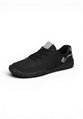 Waldläufer barefoot shoes H-Boris nubuck (anatomical toe box, flexible sole) black men's