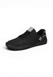 Waldläufer Barfussschuhe H-Boris Nubuk (anatomisch Zehenbox, flexible Sohle) schwarz Herren