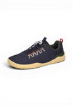 Waldläufer Barfussschuhe H-Boris Ripstop (anatomisch Zehenbox, flexible Sohle) navyblau/grün Herren