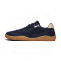 Waldläufer Barfussschuhe H-Britt (Veloursleder, anatomisch Zehenbox, flexible Sohle) dunkelblau Damen