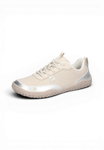 Waldläufer Barfussschuhe H-Britt Sparkle Embo (anatomisch Zehenbox, flexible Sohle) beige Damen