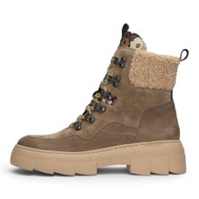Waldläufer Winter Boots H-Saiga (Leather/Textile, warm lined) brown/taupe ladies