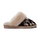 Warmbat Hausschuhe Pantoffel Collie Print mit Merino Schaffell schwarz/weiss Damen