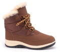 Warmbat Winterschuhe Abbott - Leder, Schafffell Innenfutter, wasserabweisend - cognacbraun Damen