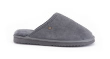 Warmbat Hausschuhe Pantoffel Classic Suede mit Merino Schaffell grau - 1 Paar