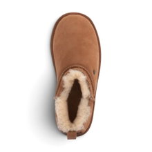 Warmbat Hausschuhe Kolendo Suede mit Merino Schaffell cognacbraun Damen