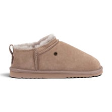 Warmbat Slippers Kolendo Suede with Merino Sheepskin grey Ladies