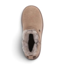 Warmbat Hausschuhe Kolendo Suede mit Merino Schaffell grau Damen