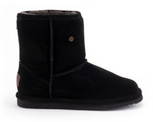 Warmbat buty zimowe Kangaroo (zamsz) czarne damskie
