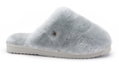 Warmbat Hausschuhe Pantoffel Mungo Fur mit Merino Schaffell eisblau Damen