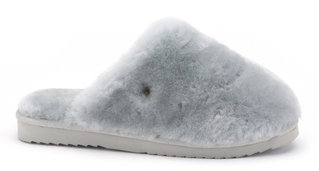 Warmbat Slippers Mungo Fur with Merino Sheepskin Ice Blue Women