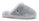 Warmbat Hausschuhe Pantoffel Mungo Fur mit Merino Schaffell eisblau Damen