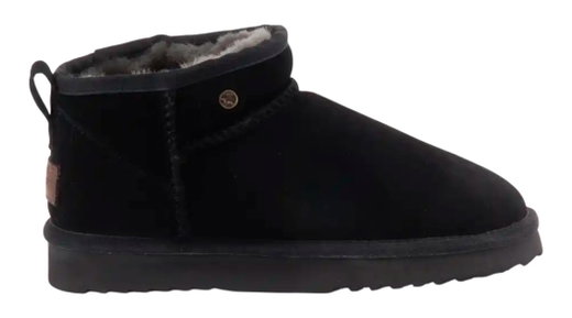 Warmbat Winterschuhe Durack Suede Boot (Merino-Schafwolle) schwarz Damen