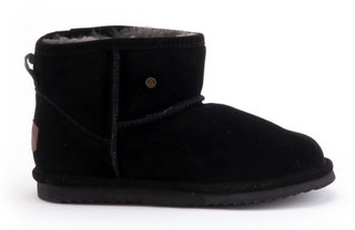 Warmbat Winter Shoes Wallaby (Suede) Black Ladies