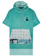 Wave Hawaii Poncho Pink Liz (Baumwolle/Viskose) 145-175 cm mintgrün Damen