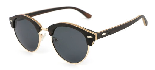 Wave Hawaii Sonnenbrille Aracuja dunkelbraun - 1 Brille mit Schutzhülle