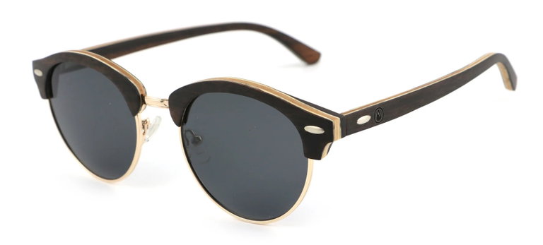 Wave Hawaii Sonnenbrille Aracuja dunkelbraun - 1 Brille mit Schutzhülle