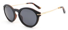Wave Hawaii Sonnenbrille Macapa schwarz/braun - 1 Brille mit Schutzhülle