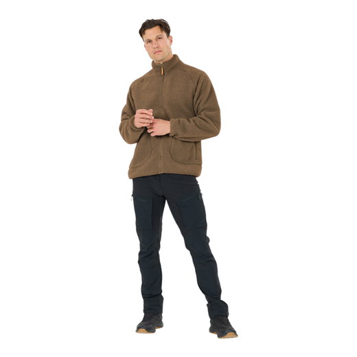 Whistler Fleecejacke Pioneer Teddy (warm, Flauschige Textur) chocolatebraun Herren