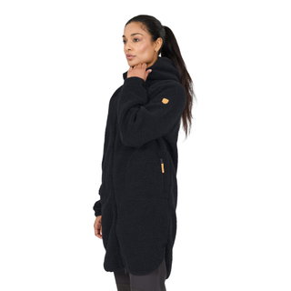 Whistler Fleecejacke Pioneer Long Teddy (warm, Flauschige Textur) schwarz Damen