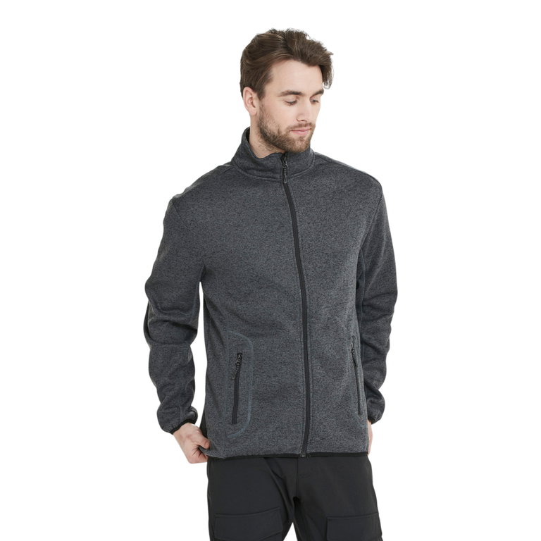 Whistler Fleecejacke Sampton (oddychająca) ciemnoszara melanż Męska