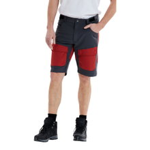Whistler Trekking-Wanderhose Eric Short (atmungsaktiv) kurz grau/rot Herren