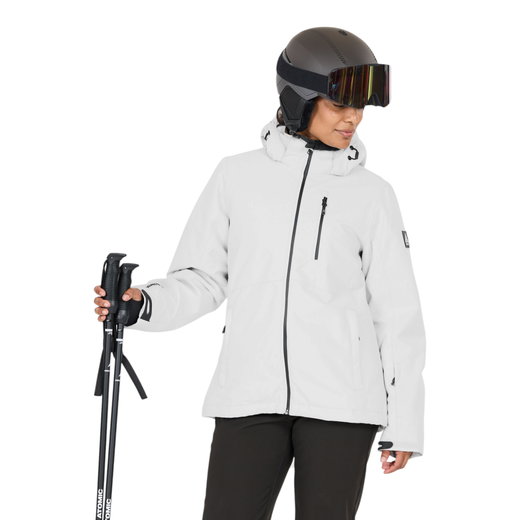 Whistler Winter-Skijacke Drizzle Ski Jacket W-PRO 10000 (winddicht, wasserdicht, wärmeisolierung) hellgrau Damen