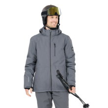 Whistler Winter-Skijacke Drizzle Ski Jacket W-PRO 10000 (winddicht, wasserdicht, wärmeisolierung) grau Herren