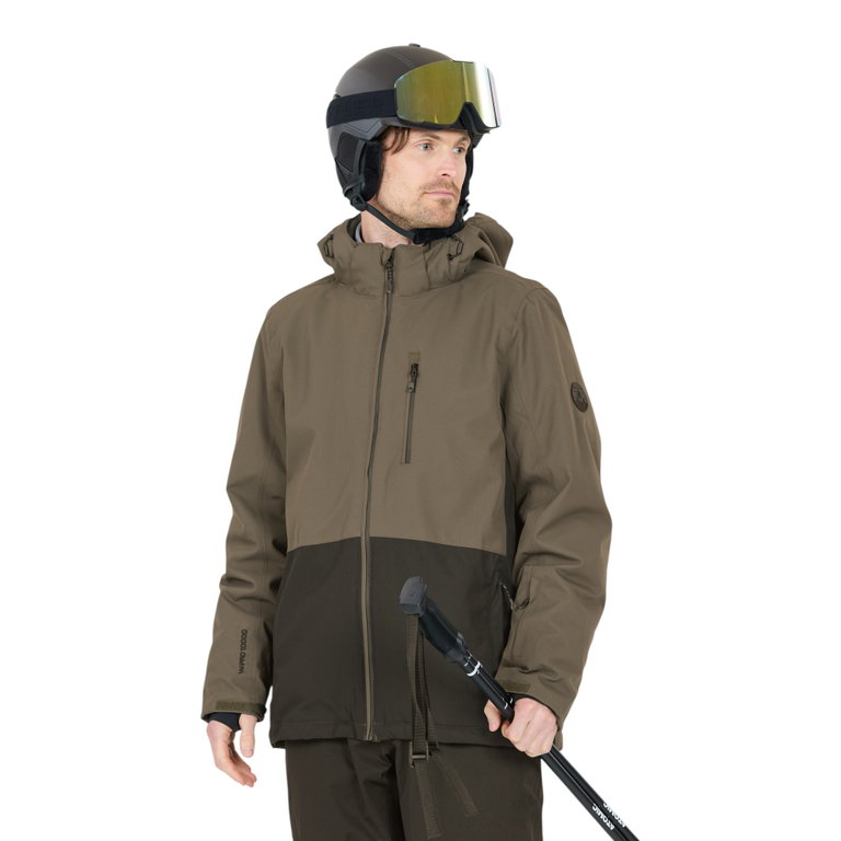 Whistler Winter-Skijacke Drizzle Ski Jacket W-PRO 10000 (winddicht, wasserdicht, wärmeisolierung) khakirün/schwarz Herren