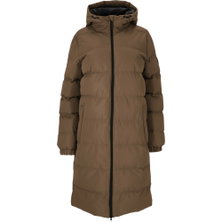 Whistler Winter-Steppmantel Abella Long Padded (Kapuze, warm, atmungsaktiv) braun Damen