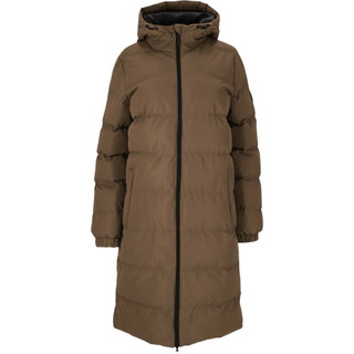 Whistler Winter-Steppmantel Abella Long Padded (Kapuze, warm, atmungsaktiv) braun Damen