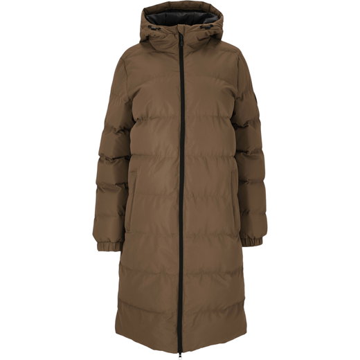 Whistler Winter-Steppmantel Abella Long Padded (Kapuze, warm, atmungsaktiv) braun Damen