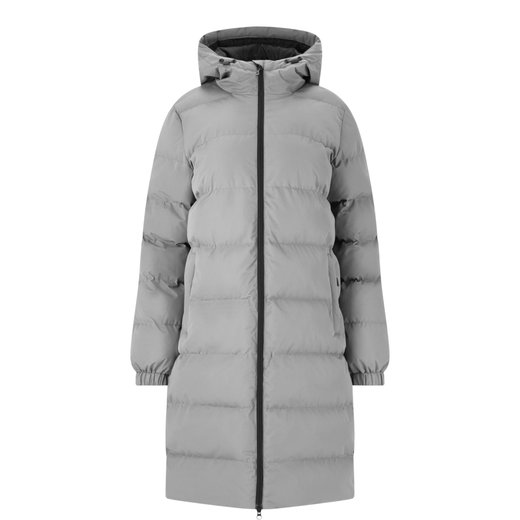 Whistler Winter-Steppmantel Abella Long Padded (Kapuze, warm, atmungsaktiv) grau Damen