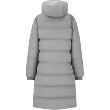Whistler Winter-Steppmantel Abella Long Padded (Kapuze, warm, atmungsaktiv) grau Damen