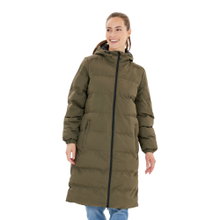 Whistler Winter-Steppmantel Abella Long Padded (Kapuze, warm, atmungsaktiv) dunkelgrün Damen