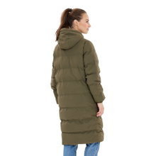 Whistler Winter-Steppmantel Abella Long Padded (Kapuze, warm, atmungsaktiv) dunkelgrün Damen