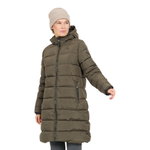 Whistler Winter-Steppmantel Amaret Long Puffer Jacket (warm, wasserdicht, winddicht) Black Ink dunkelgrün Damen