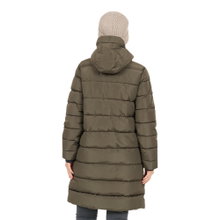 Whistler Winter-Steppmantel Amaret Long Puffer Jacket (warm, wasserdicht, winddicht) Black Ink dunkelgrün Damen