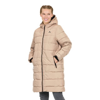 Whistler Winter-Steppmantel Amaret Long Puffer Jacket (warm, wasserdicht, winddicht) taupebraun Damen