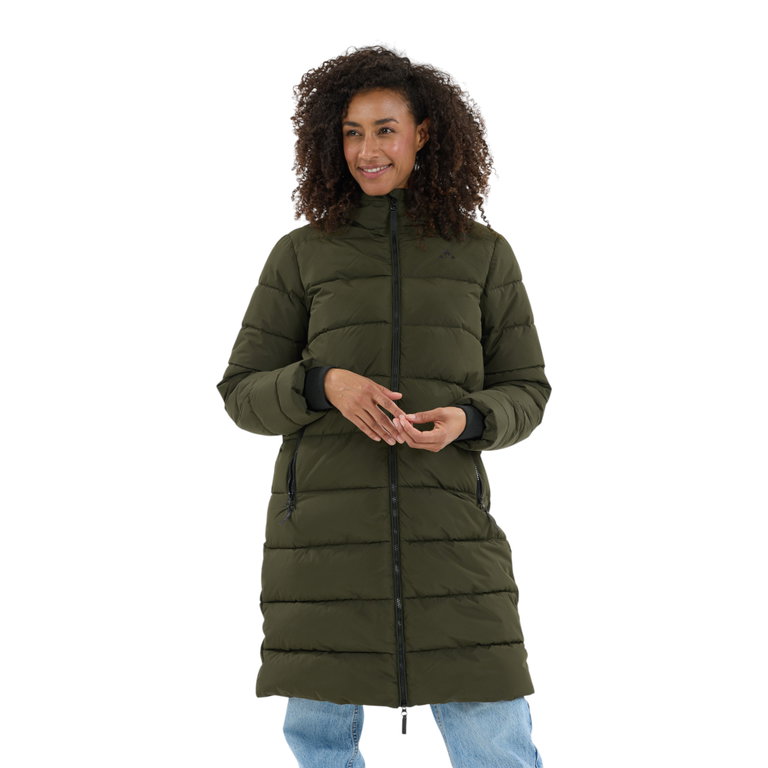 Whistler Winter-Steppmantel Amaret Long Puffer Jacket (warm, wasserdicht, winddicht) Rosin grün Damen