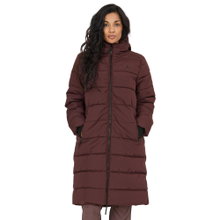 Whistler Winter-Steppmantel Amaret Long Puffer Jacket (warm, wasserdicht, winddicht) burgundrot Damen