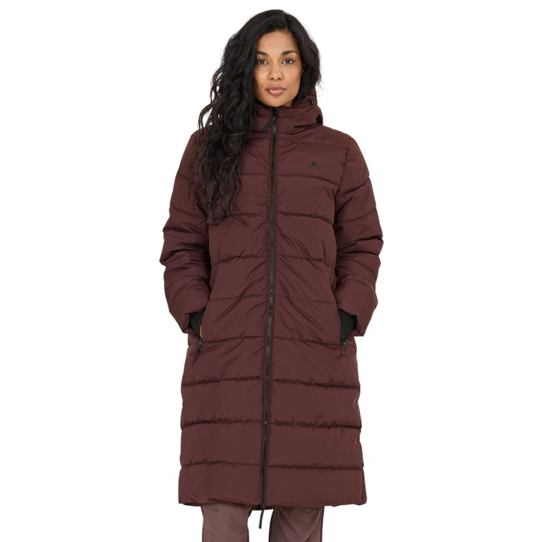 Whistler Winter Quilted Coat Amaret Long Puffer Jacket (warm, waterproof, windproof) burgundy ladies