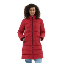Whistler Winter-Steppmantel Amaret Long Puffer Jacket (warm, wasserdicht, winddicht) tomatenrot Damen