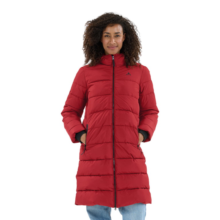 Whistler Winter-Steppmantel Amaret Long Puffer Jacket (warm, wasserdicht, winddicht) tomatenrot Damen