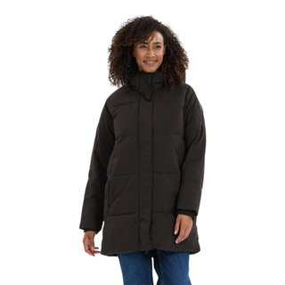 Whistler Winterjacke Greyston Long Puffer Jacket (warm, winddicht) schwarz Damen