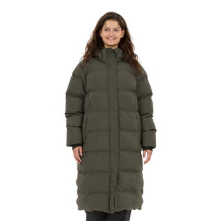 Whistler Wintermantel Adalee Long Puffer (warm, winddicht, atmungsaktiv) dunkelbraun Damen