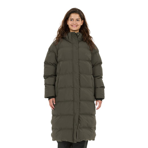 Whistler Wintermantel Adalee Long Puffer (warm, winddicht, atmungsaktiv) dunkelbraun Damen